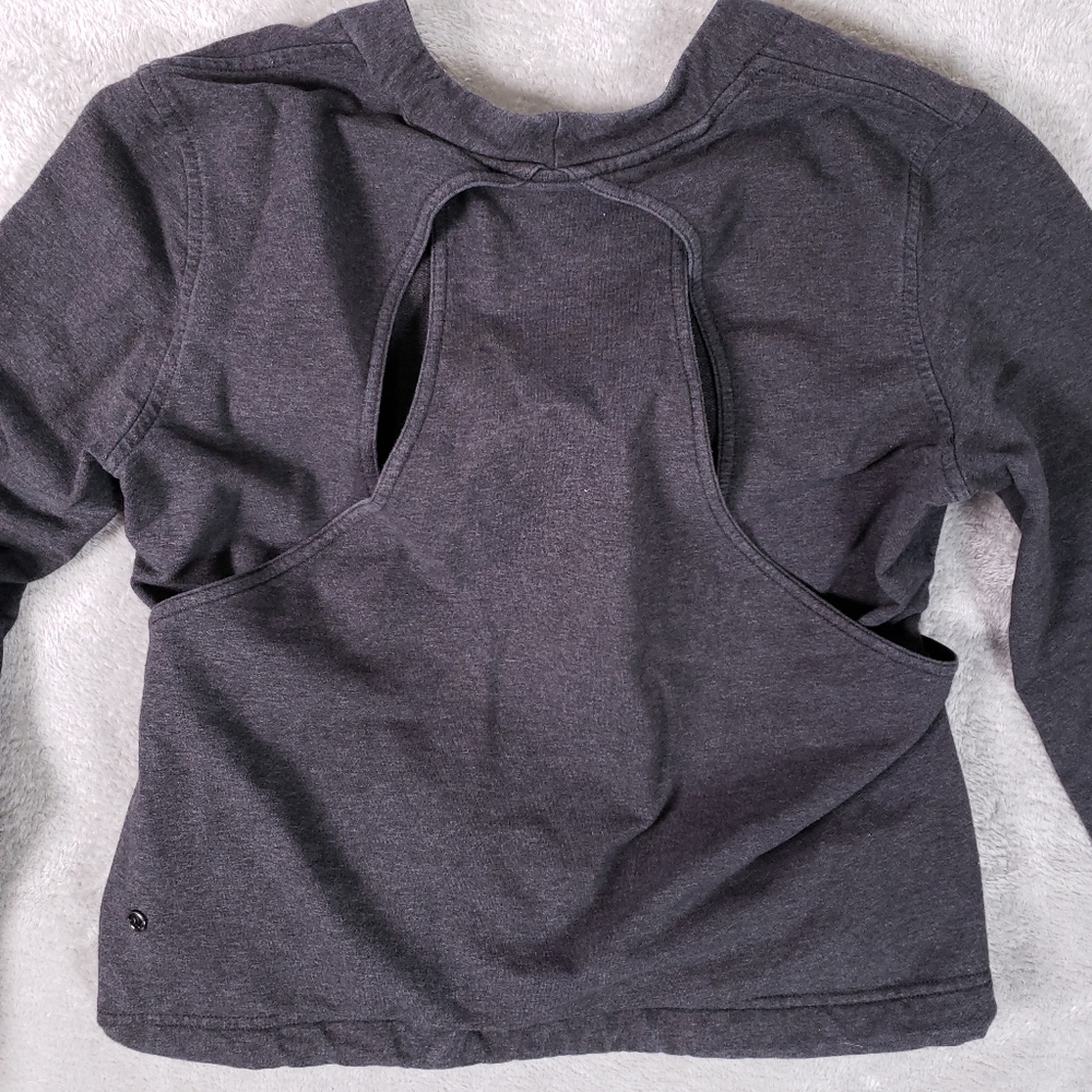 Lululemon &Go Endeavor Heathered Gray Long Sleeve Women's 6 W3M89S - Picture 11 of 13
